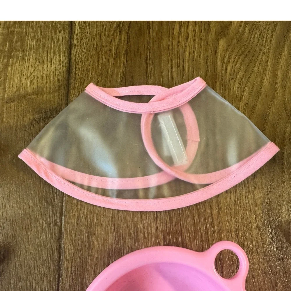Doll Accessories Lot Pink Dress Diapers Disappearing Milk Bottle Pacifier Bundle